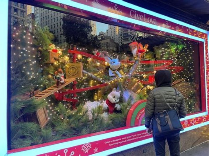 Bloomingdale&rsquo;s Holiday Window Unveiling, New York, USA &ndash; 21 Nov 2017