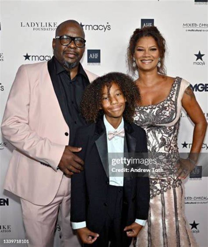 Bobby Brown, Cassius Brown and Alicia Etheredge-Brown 12th Annual Women of Excellence Awards and Fashion Show, Arrivals, Los Angeles, California, USA - 11 Sep 2021