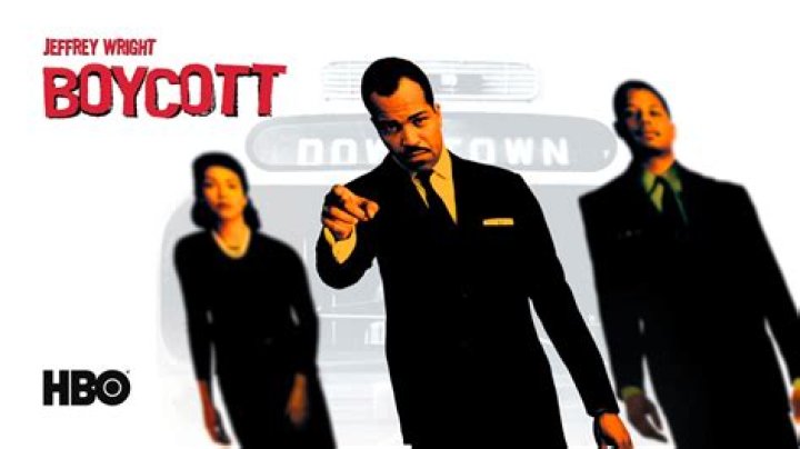 BOYCOTT, (l to r): Jeffrey Wright & Terrence Howard. 2001.