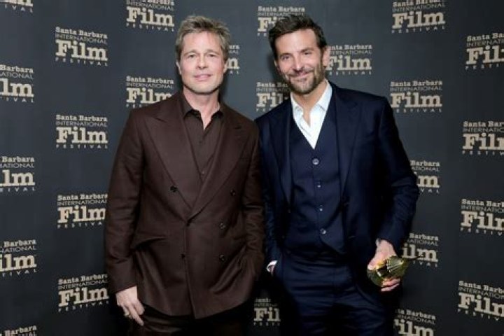 Brad Pitt & Bradley Cooper At U.S. Open