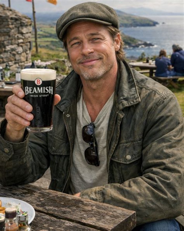 Brad Pitt Heads To Set