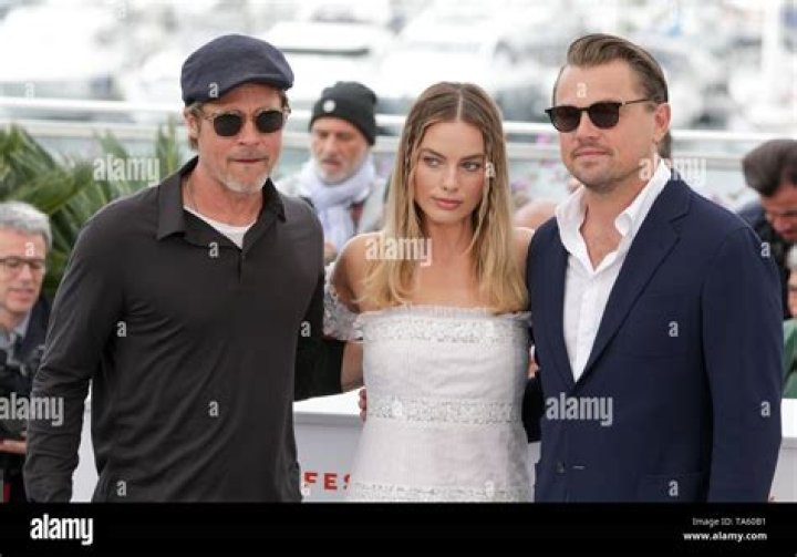 Brad Pitt, Margot Robbie, Leonardo DiCaprio