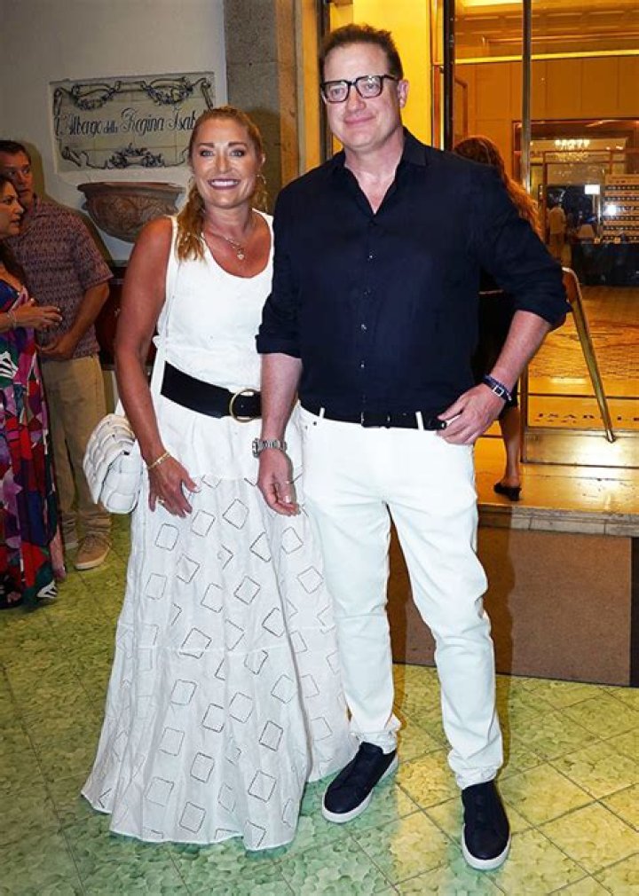 Brendan Fraser & Girlfriend Jeanne Moore Enjoy A Date Night In Italy – Hollywood Life
