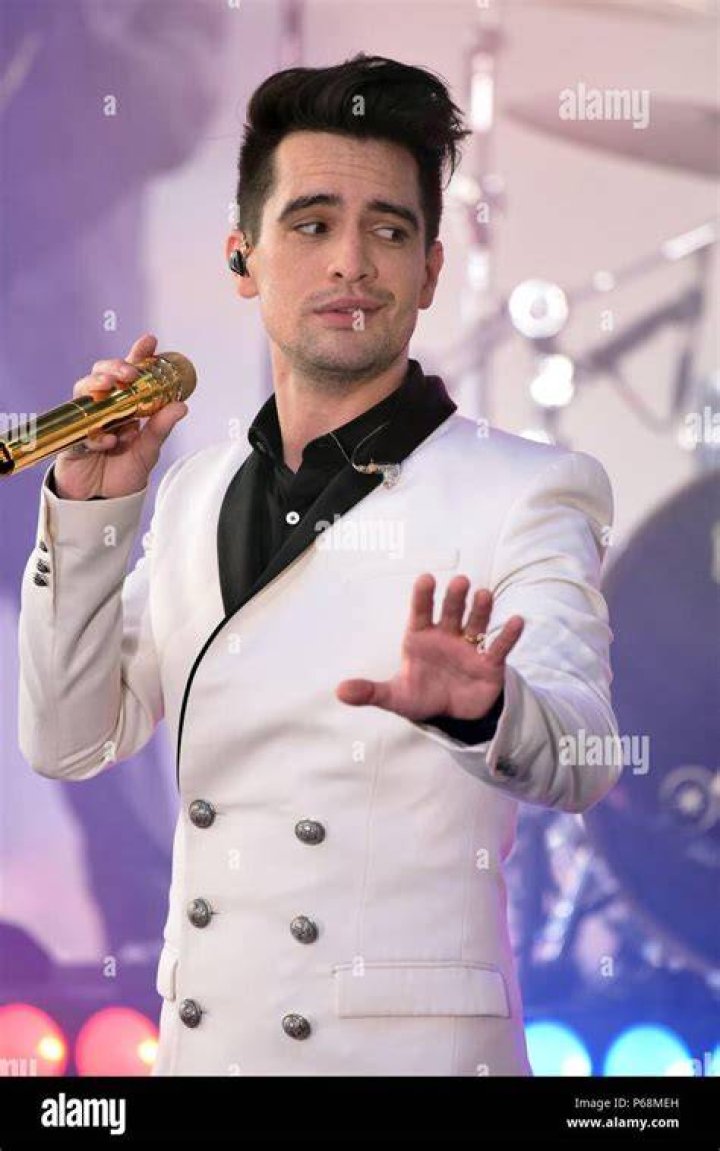Brendon Urie on stage