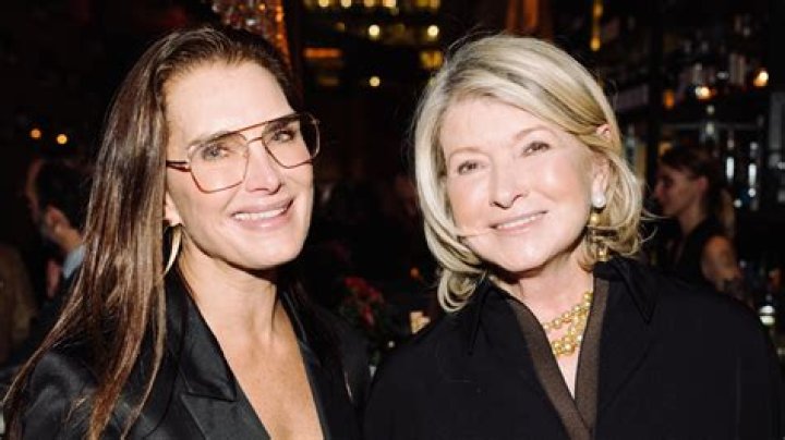 Brooke Shields and Martha Stewart