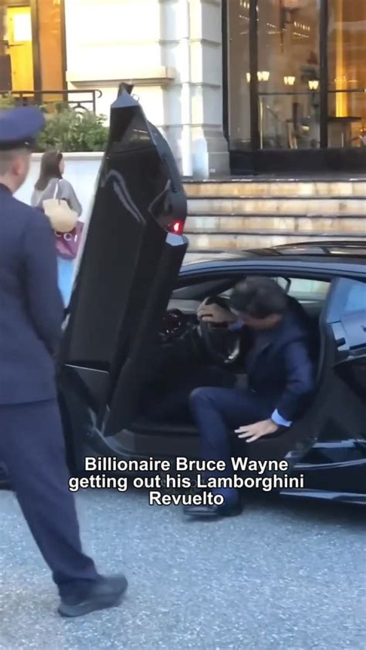 Bruce Wayne & A Luxury Car