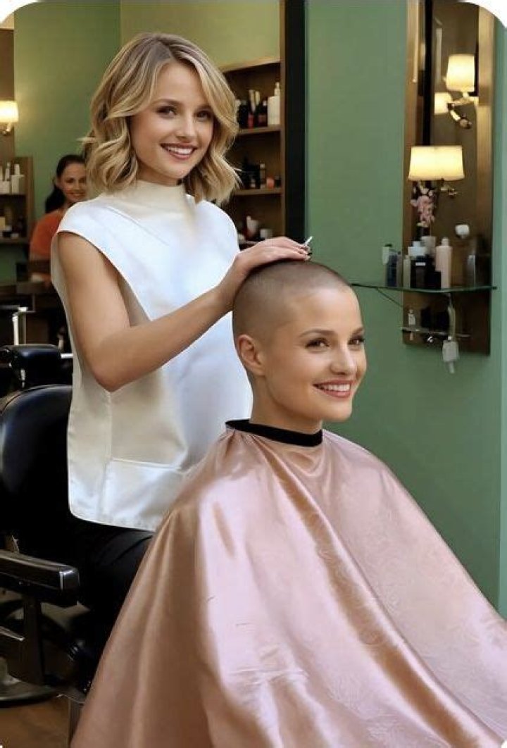 Buzzed Off Famous Blonde ‘Do – Hollywood Life