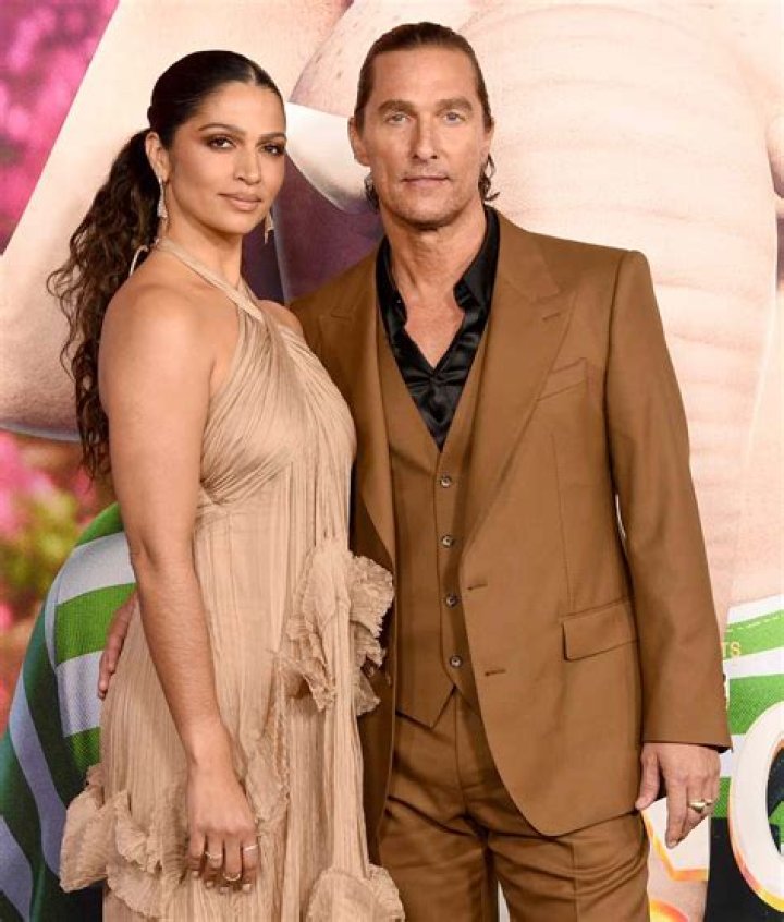 Camila Alves and Matthew McConaughey 'Sing 2' film premiere, Arrivals, The Greek Theater, Los Angeles, California, USA - 12 Dec 2021