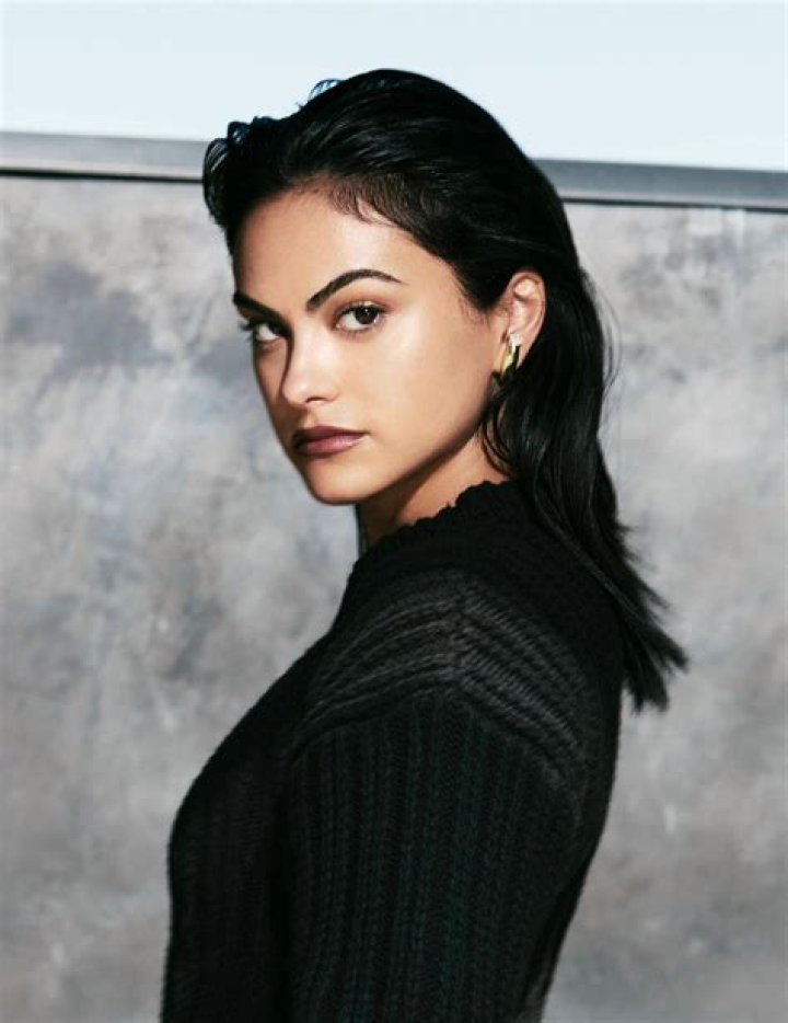 Camila Mendes on set of her new John Frieda Hair Care Campaign