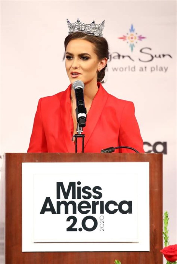 Camille Schrier During Miss America
