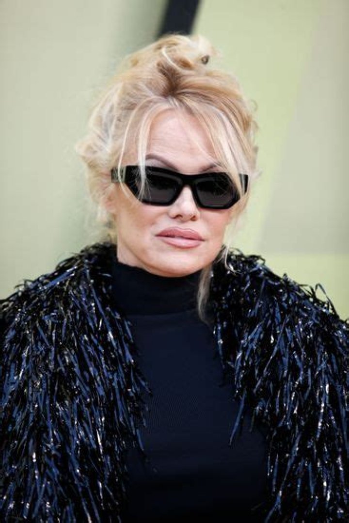 Canadian-American actor Pamela Anderson attends the Tommy x Shawn The Classics Reborn Global Activation event at Cafe Koko in London, Britain, 20 March 2023. Tommy Hilfiger and Shawn Mendes capsule collection presentation in London, United Kingdom - 20 Mar 2023