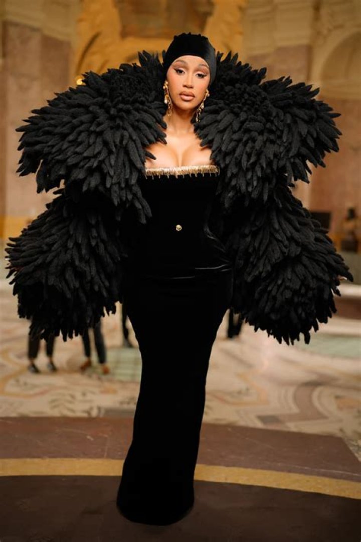 Cardi B Schiaparelli show, Departures, Fall Winter 2024, Haute Couture Fashion Week, Paris, France - 03 Jul 2023