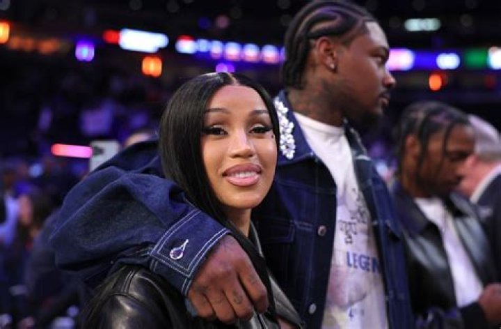 Cardi B Shows Off Baby Bump In Striped Dress After BET Awards – Hollywood Life