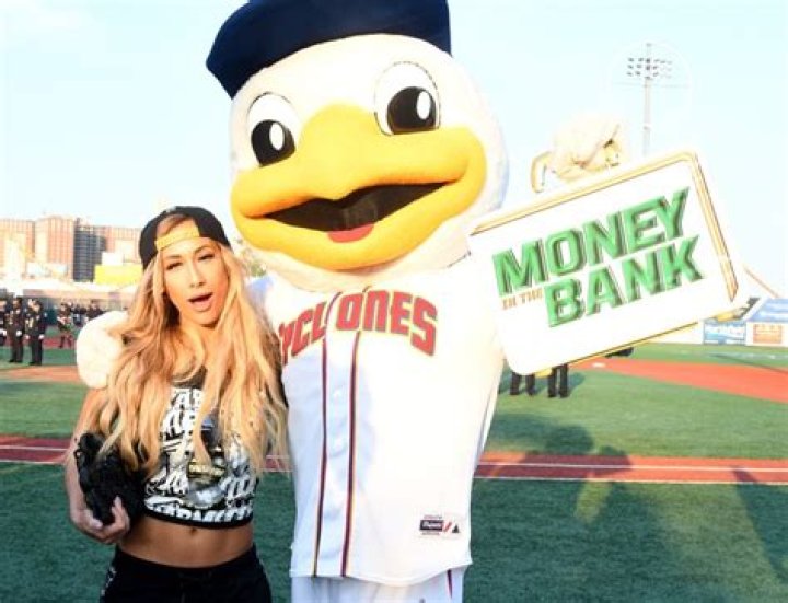 Carmella and Pee Wee At MCU Park