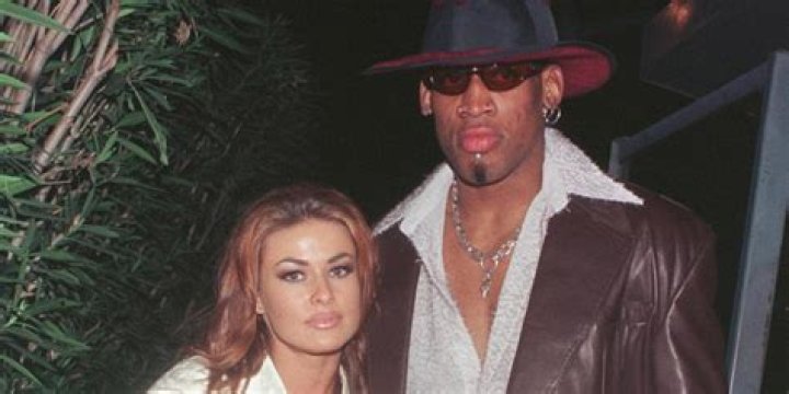 Carmen Electra and Dennis Rodman