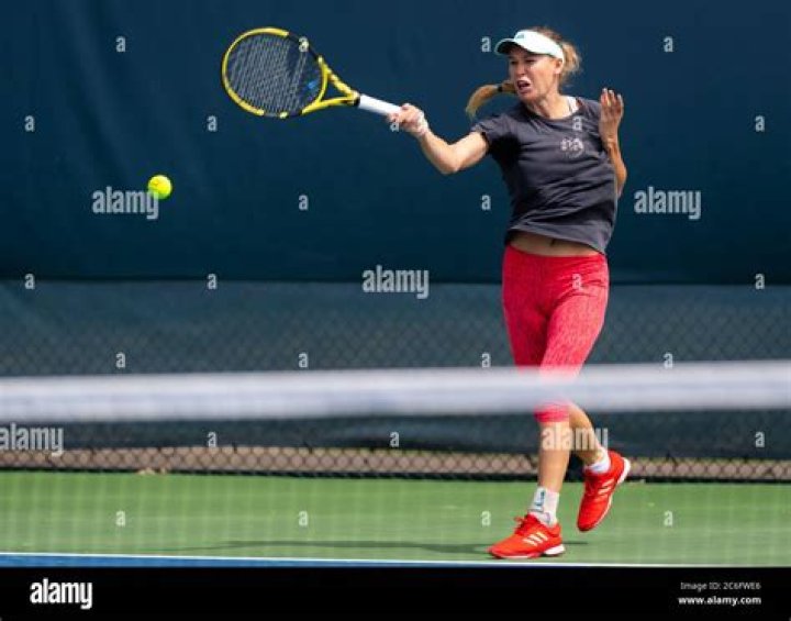 Caroline Wozniacki of Denmark during practice French Open Tennis Championships, Roland Garros, Paris, France - 24 May 2019