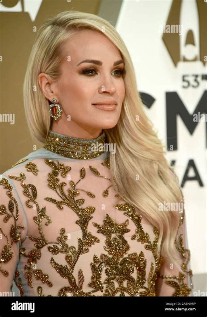 Carrie Underwood 53rd Annual CMA Awards, Arrivals, Bridgestone Arena, Nashville, USA - 13 Nov 2019