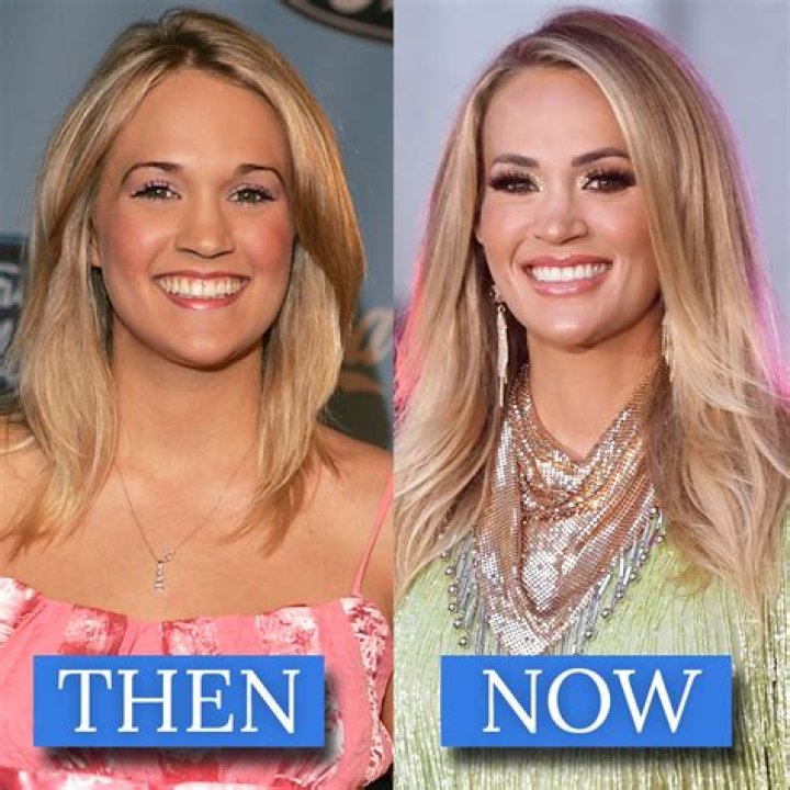 carrie underwood then and now