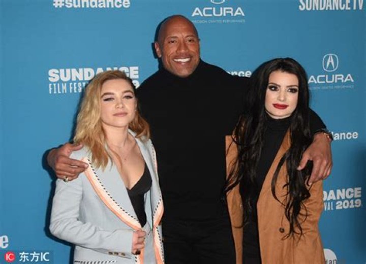 Cast member Dwayne Johnson and his daughter Simone Alexandra attend the US premiere of the motion picture Baywatch in Lummus Park, Miami Beach, Florida, May 13, 2017. The movie is a remake of the TV series that ran from 1989-2001. Baywatch Premiere, Miami Beach, Florida, United States - 14 May 2017