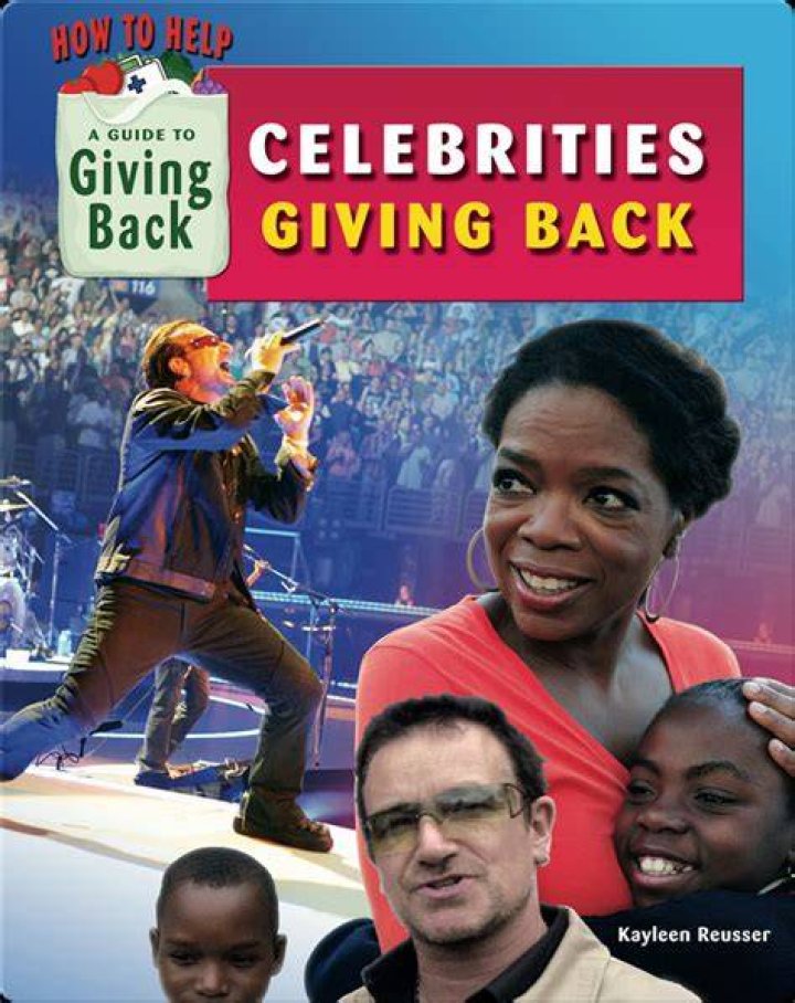 Celebrities Giving Back — Photos