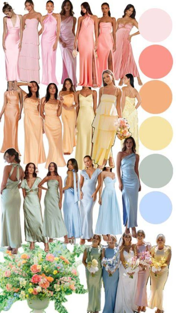 Celebrities Wearing Pastel Dresses