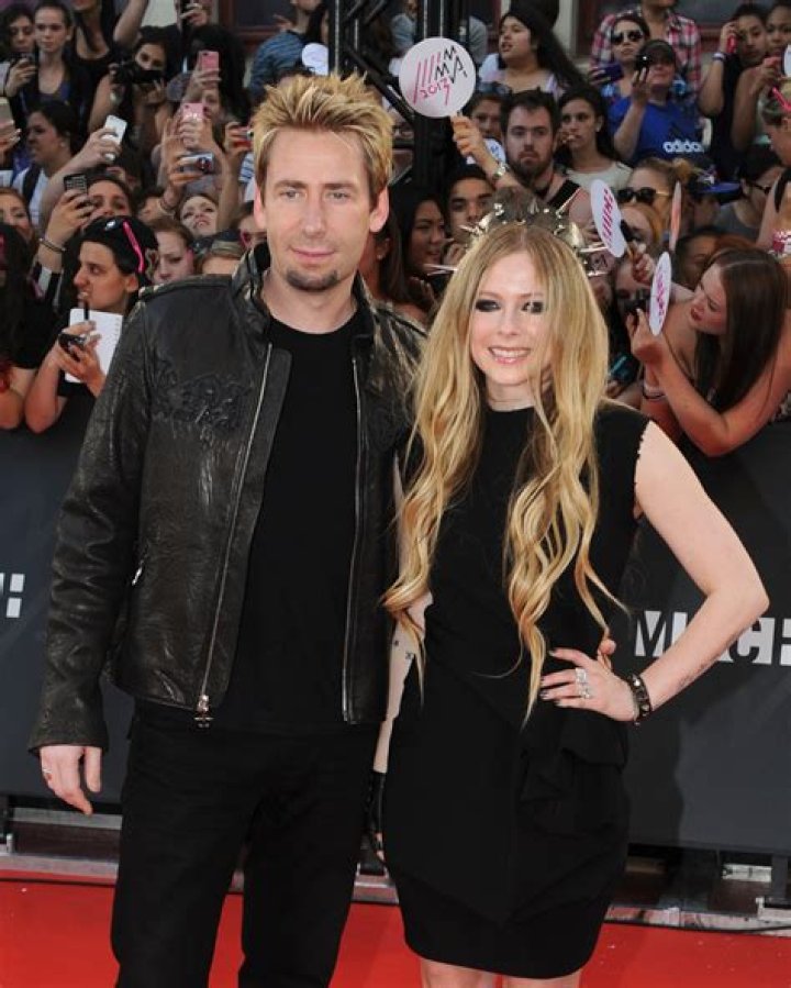 Chad Kroeger and Avril Lavigne at the 2013 Billboard Music Awards arrivals