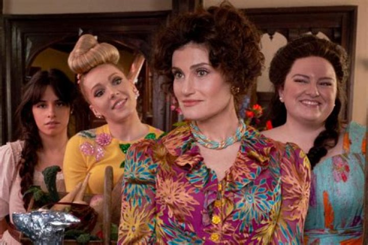Charlotte Spencer, Idina Menzel and Maddie Baillio star in CINDERELLA Photo: Courtesy of Amazon Studios &copy; 2021 Amazon Content Services LLC