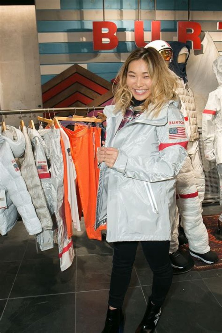 Chloe Kim Models Team USA Apparel