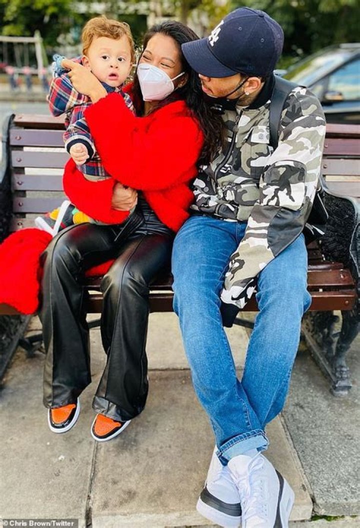 Chris Brown & Ammika Harris: How They’re Co-Parenting While She’s In Germany With Aeko