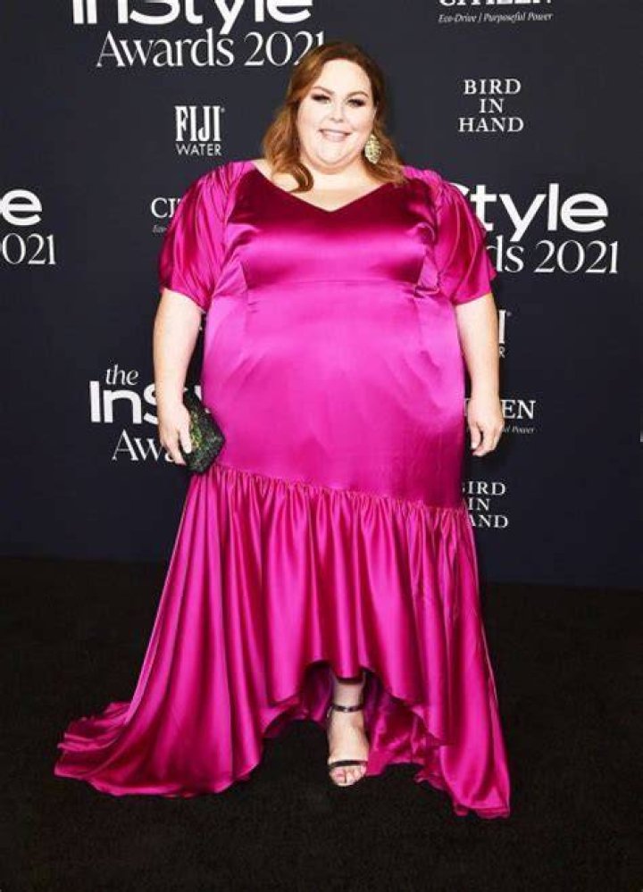 Chrissy Metz Red At The 2021 InStyle Awards