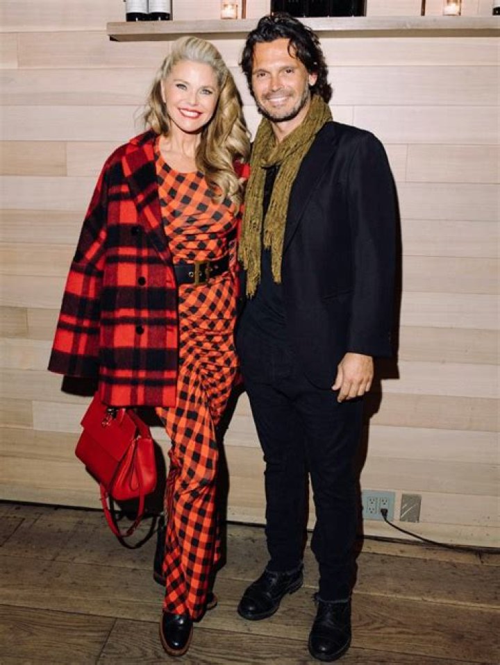 Christie Brinkley and Gianpaolo de Felice
