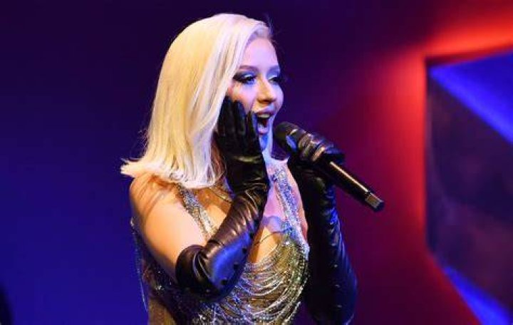 Christina Aguilera arrives on the red carpet for the 22nd annual Latin Grammy Awards ceremony at the MGM Grand Garden Arena in Las Vegas, Nevada, USA, 18 November 2021. The Latin Grammys recognize artistic and/or technical achievement, not sales figures or chart positions, and the winners are determined by the votes of their peers - the qualified voting members of the Latin Recording Academy. Red Carpet - 22nd Latin Grammy Awards, Las Vegas, USA - 18 Nov 2021