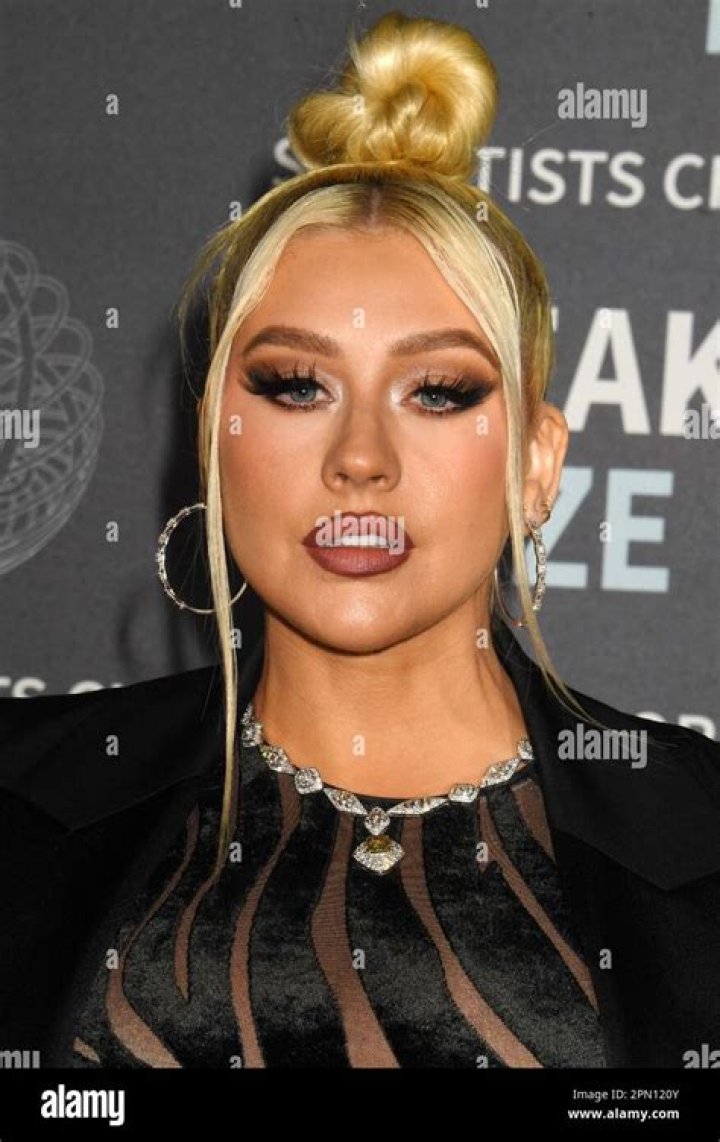 Christina Aguilera at the 2023 GLAAD Media Awards