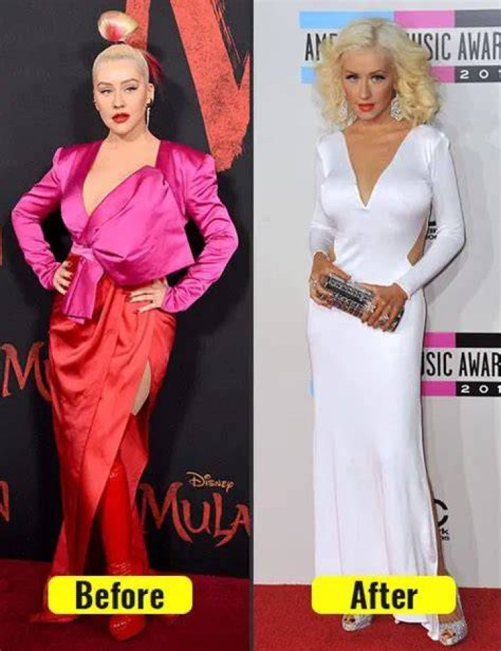 Christina Aguilera Poses After Receiving Her Hollywood Walk Of Fame Star