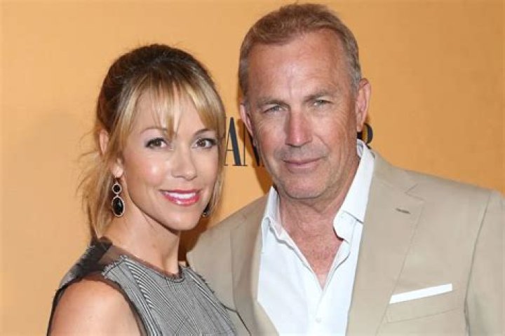 Christine Baumgartner and Kevin Costner 28th Annual Screen Actors Guild Awards, Arrivals, The Barker Hangar, Santa Monica, Los Angeles, USA - 27 Feb 2022
