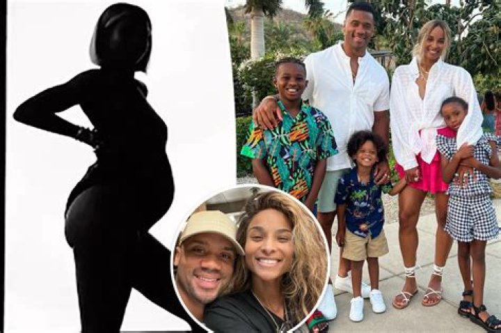 Ciara Shows Off Her Growing Baby Bump In A Sexy Little Black Dress At NYFW