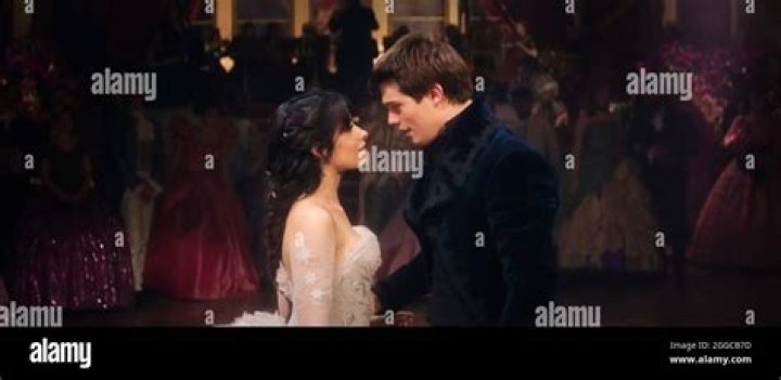 CINDERELLA, from left: Camila Cabello, Nicholas Galitzine, 2021. ph: Kerry Brown /&copy; Amazon Studios / Courtesy Everett Collection