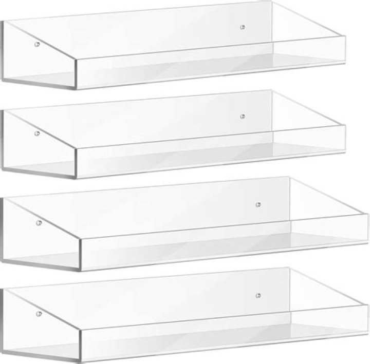 Clear shelves