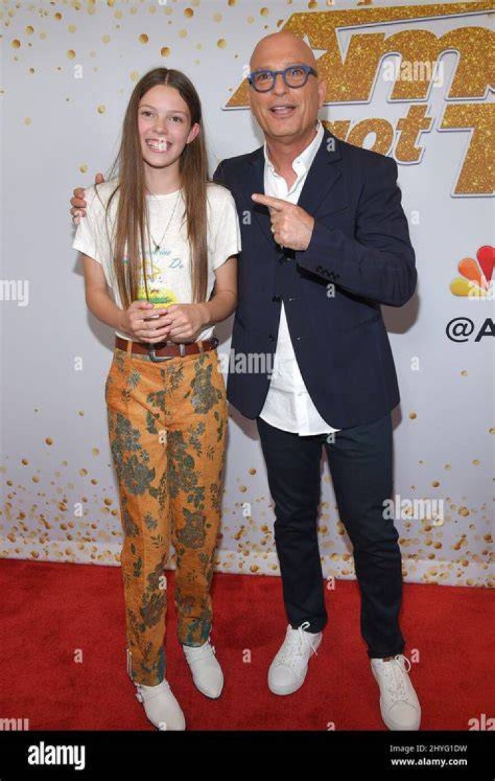 Courtney Hadwin and Howie Mandel 'America's Got Talent' season 13 kickoff, Arrivals, Los Angeles, USA - 14 Aug 2018 ?America?s Got Talent? Live Show Screening and Red Carpet