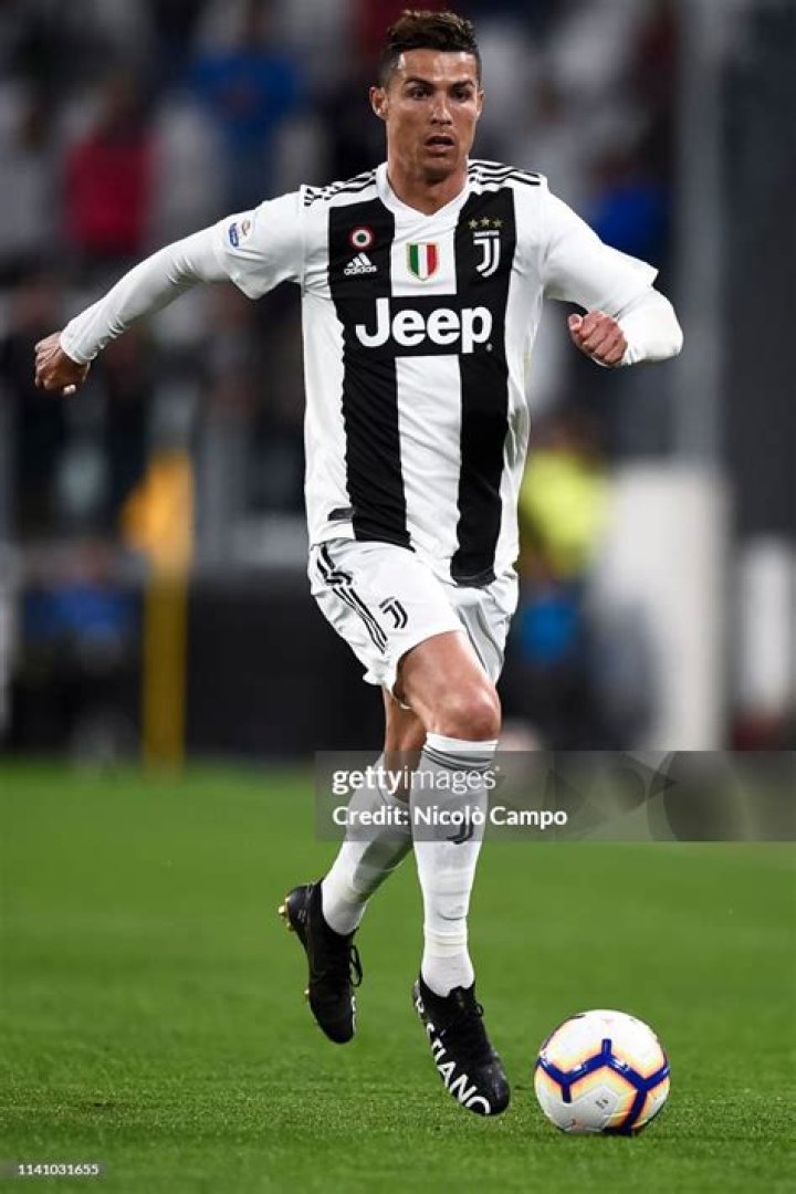 Cristiano Ronaldo of Juventus FC reacts after the UEFA Champions League round of 16 first leg soccer match between Olympique Lyon and Juventus FC in Lyon, France, 26 February 2020. Olympique Lyon vs Juventus FC, France - 26 Feb 2020