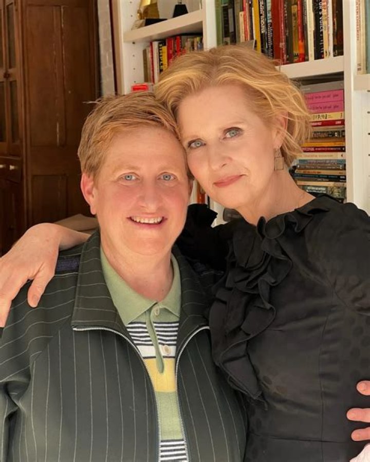 Cynthia Nixon Poses With Her Wife Christine Marinoni