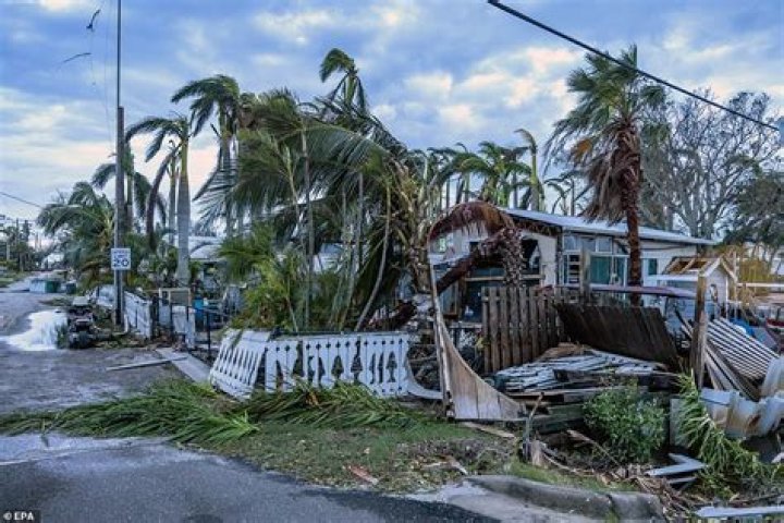 Damages in Miami by hurricane Irma, Estados Unidos &ndash; 10 Sep 2017