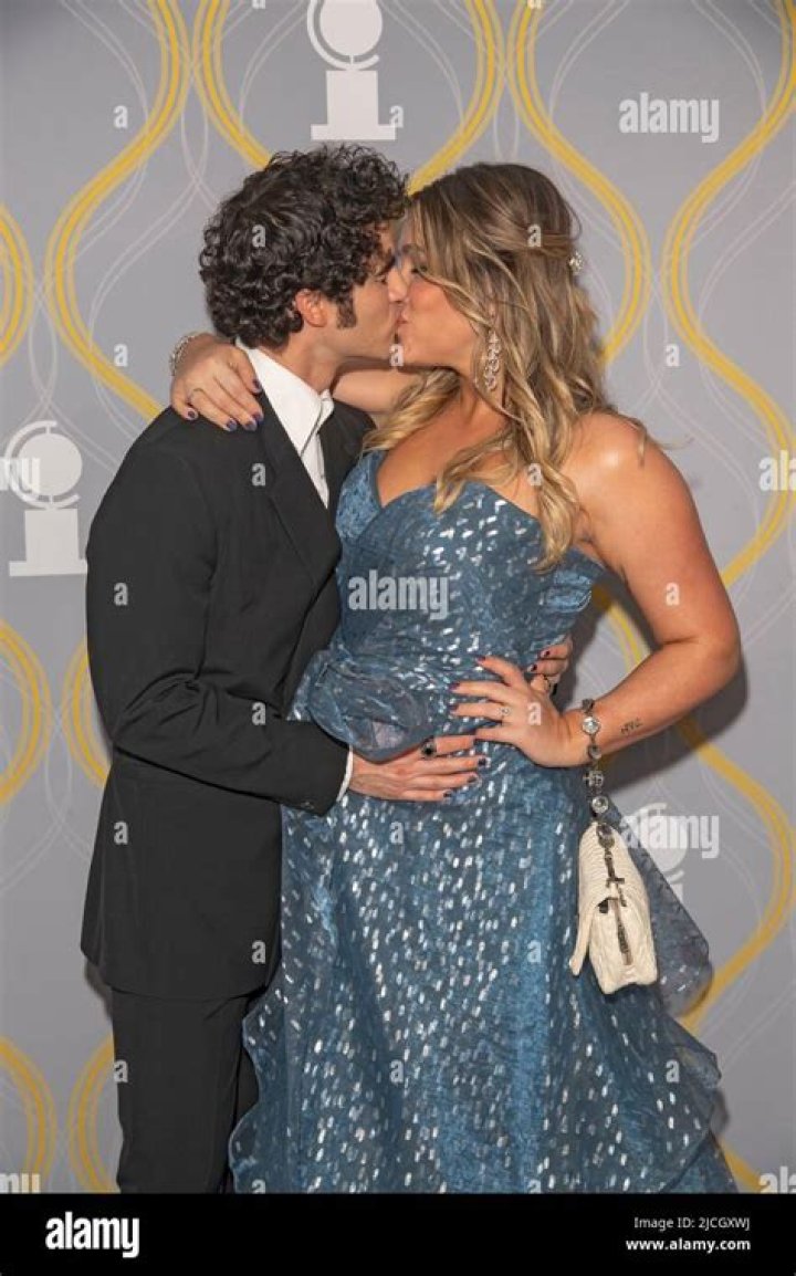 Darren Criss, left, Mia Swier arrive at the 75th annual Tony Awards, at Radio City Music Hall in New York 75th Annual Tony Awards - Arrivals, New York, United States - 12 Jun 2022