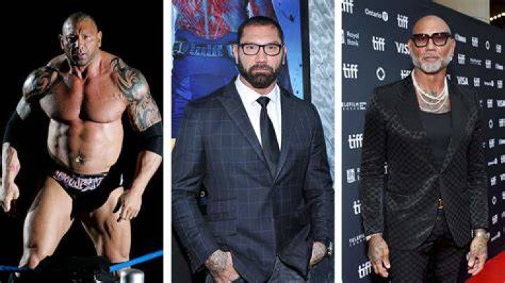 Dave Batista arrives at the premiere of 'Guardians Of The Galaxy' at El Capitan Theatre, in Los Angeles LA Premiere of "Guardians of the Galaxy" - Arrivals, Los Angeles, USA - 21 Jul 2014