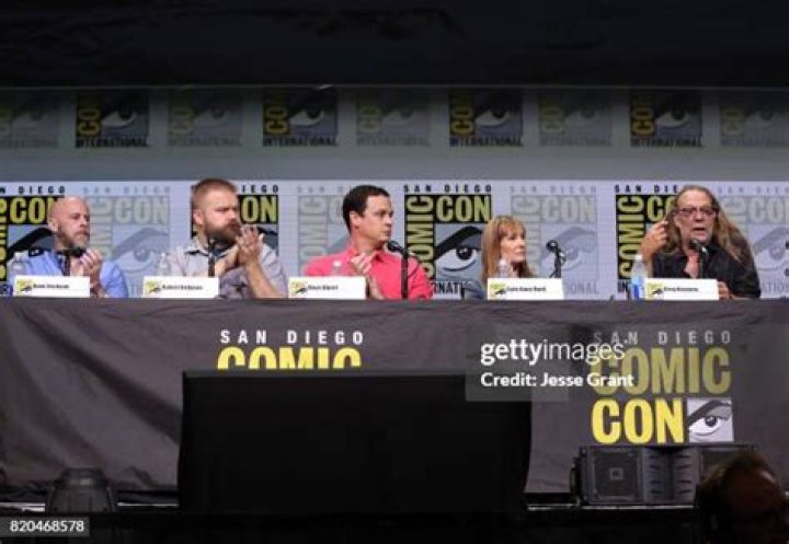 Dave Erickson, Robert Kirkman, David Alpert, Gale Anne Hurd and Greg Nicotero 'Fear the Walking Dead' TV show panel, Comic-Con International, San Diego, USA - 21 Jul 2017