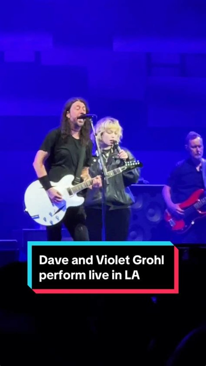 Dave Grohl & Violet Perform