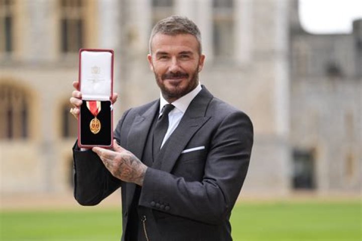 David Beckham At A Dior Event In Miami