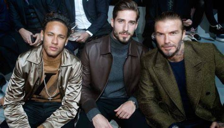 David Beckham at Paris Fashion Week