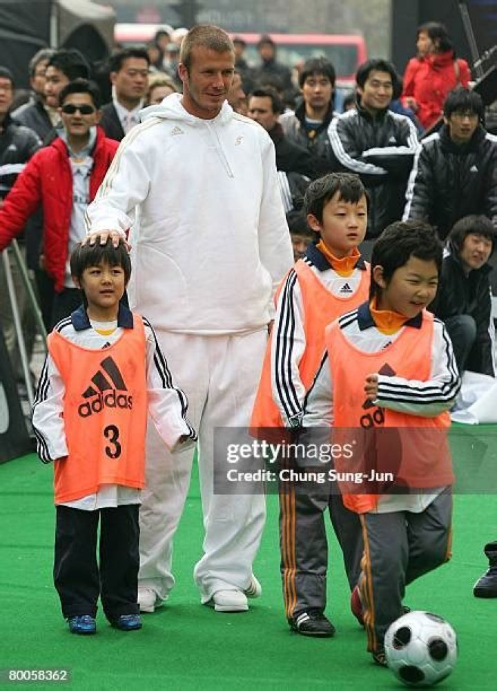 David Beckham In South Korea For An Adidas Event