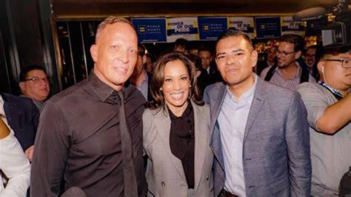 David Cooley, Kamala Harris, Mayor Garcia